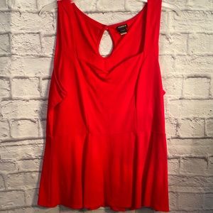 Torrid sweetheart cut peplum top size 2 ❤️